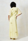 Hope & Ivy Joy Embellished Wrap Dress, Yellow