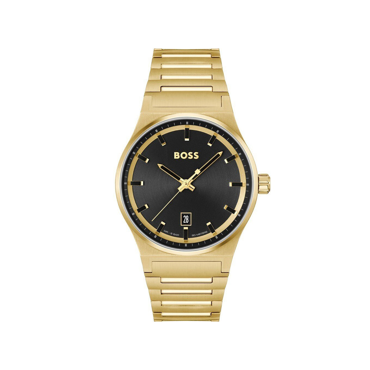 Hugo Boss Men’s Candor Watch, Black & Gold