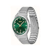 Hugo Boss Men’s Candor Green Dial Watch, Silver