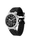 Hugo Boss Men's Chronograph Watch, Silver & Black