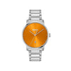 Hugo Boss Men’s Dean Watch, Silver & Orange