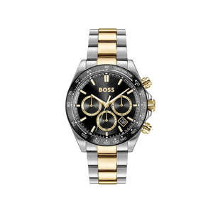 Hugo Boss Men’s Hero 2.0 Chronograph Watch, Silver & Black