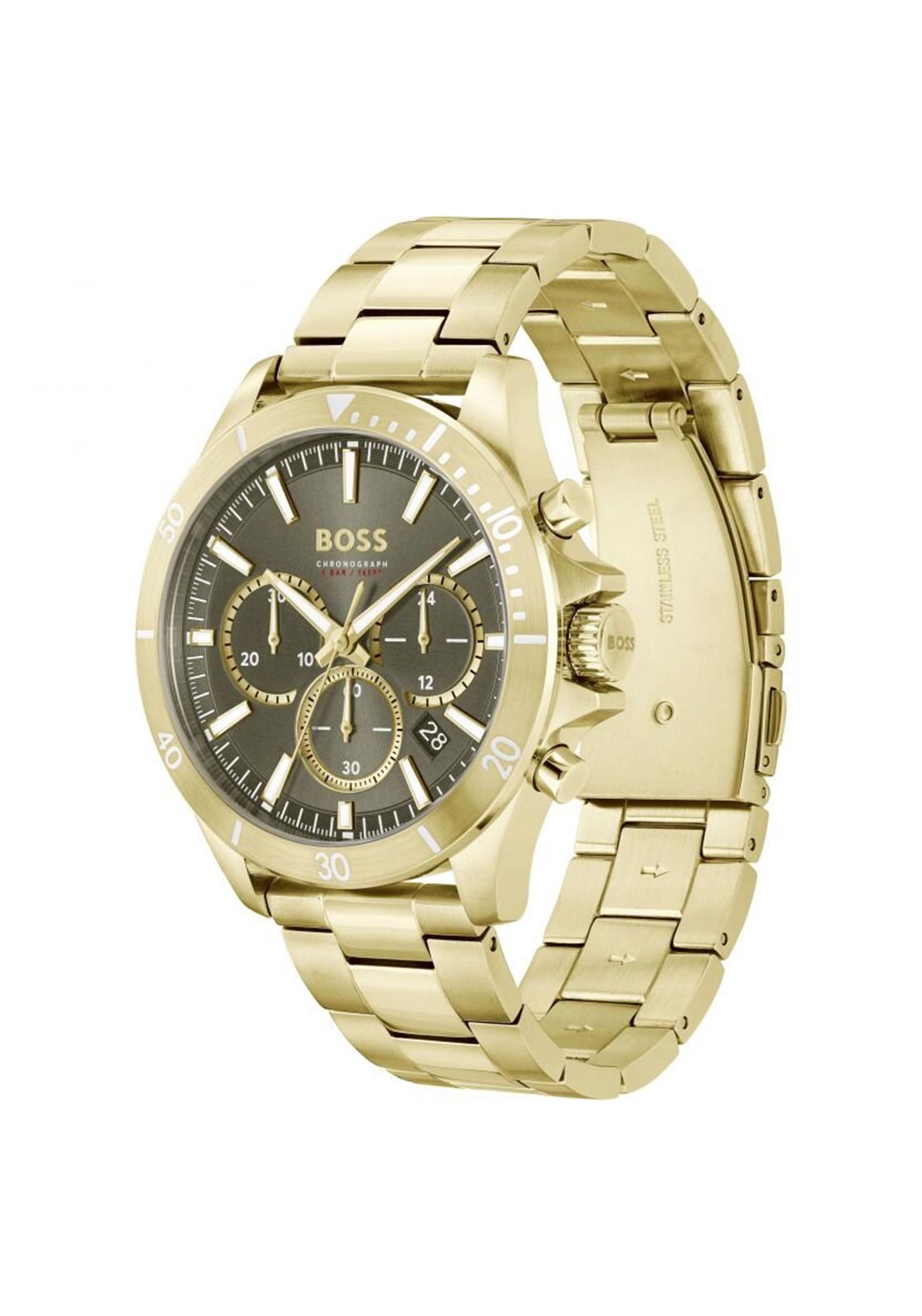 Hugo Boss Mens 1514059 Sport Lux Watch, Gold