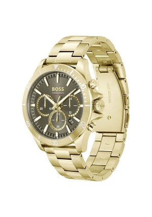 Hugo Boss Mens 1514059 Sport Lux Watch, Gold