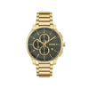 Hugo Boss Men’s Peak 2.0 Chronograph Watch, Gold & Green