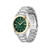 Hugo Boss Men’s Strike Green Dial Watch, Silver & Gold