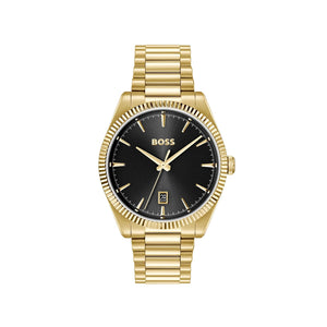 Hugo Boss Men’s Sunray Watch, Gold & Black