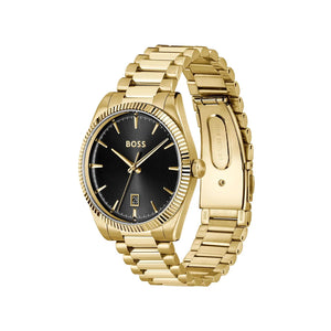Hugo Boss Men’s Sunray Watch, Gold & Black