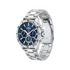 Hugo Boss Men’s Troper Chronograph Watch, Silver & Blue