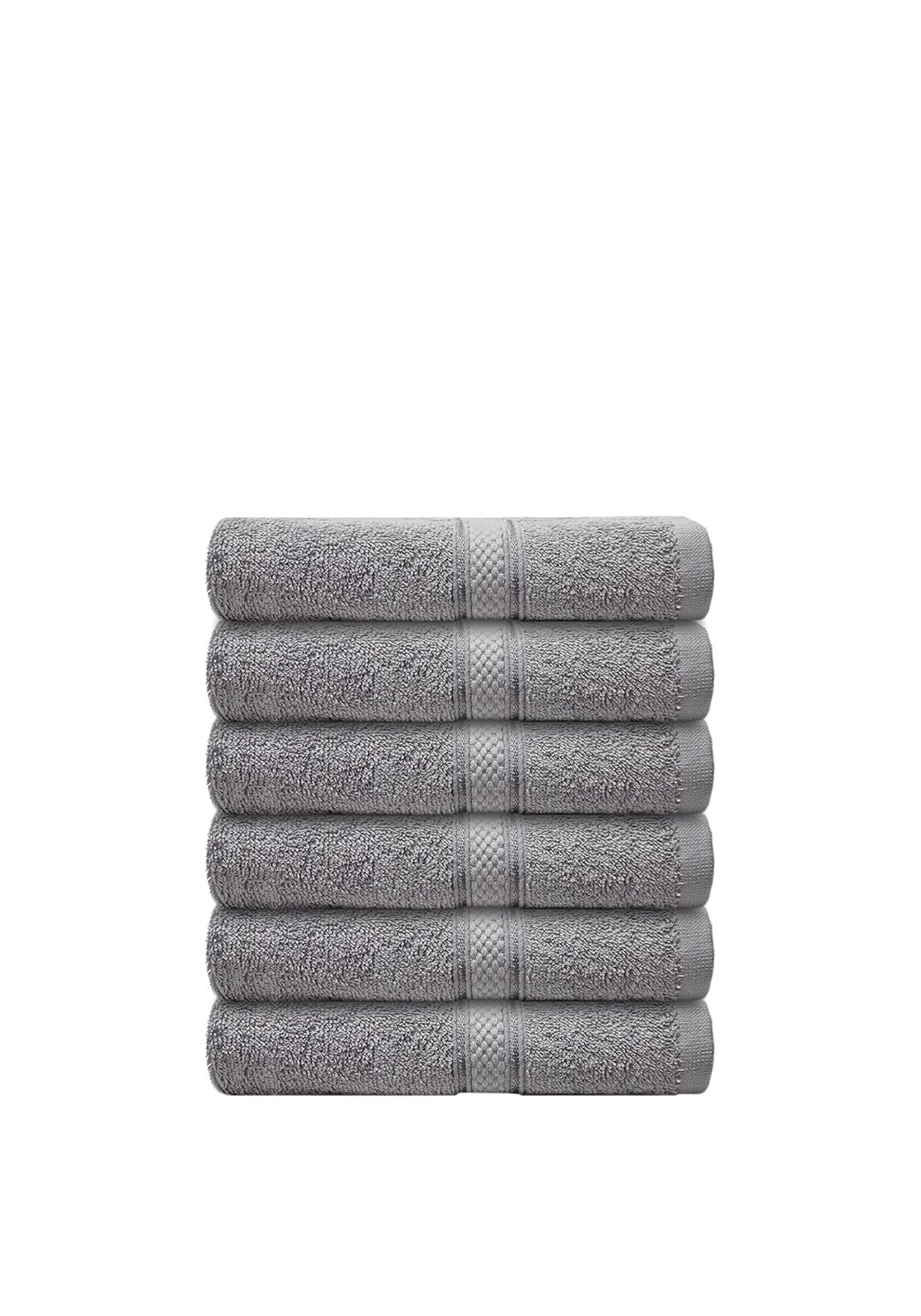 Home Interiors Premium Quality Hand Towel, Grey
