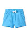 Hatley Girls Elasticated Waist Pocket Shorts, Blue