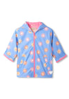 Hatley Girls Sun Long Sleeve Rain Jacket, Blue