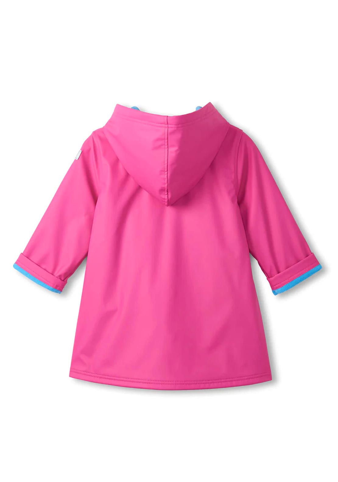 Hatley Girls Raspberry Long Sleeve Rain Jacket, Pink