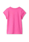 Hatley Girls Daisy Short Sleeve Tee, Pink