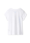 Hatley Girls Tie Dye Heart Short Sleeve Tee, White