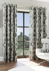 EA Design Himalayan Interlined Eyelet Curtains 90x90”, Marine