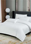 Home Interiors Luxury Hotel Collection 6 Piece Duvet Cover Set, White