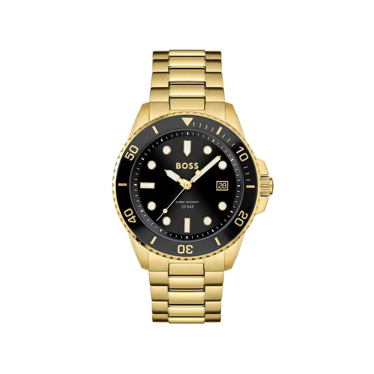 Hugo Boss Men's Ace Watch, Gold