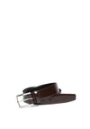 Ibex England Leather Belt, Dark Brown