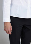 ICHI Long Sleeve Tailored Shirt, White