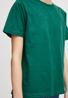 ICHI Basic Crew Neck T-Shirt, Cadmium Green