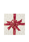 CHRISTMAS BOW CREAM RED
