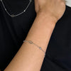 M Collection CD Bracelet, Silver