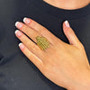 Serafina Collection Textured Abstract Ring, Gold