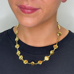 Serafina Collection Shell Charm Necklace, Gold