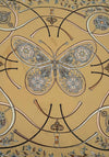 Serafina Collection Butterfly Print Scarf, Beige