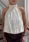 Vero Moda Nina Halter Neck Top, Cream