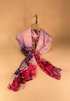 Serafina Collection Abstract Print Scarf, Pink