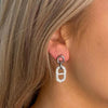 Serafina Collection Pavé Crystal Earring, Silver