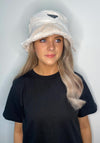 Serafina Collection Faux Fur Bucket Hat, Ivory
