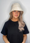 Serafina Collection Fleece Lined Bucket Hat, Ivory