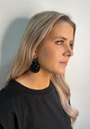 Serafina Collection Stud Drop Earrings, Black