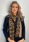 Serafina Collection Animal Print Scarf, Taupe