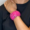 Serafina Collection Chunky Elasticated Bracelet, Pink