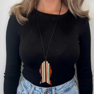 Serafina Collection Fish Pendant Necklace, Multi Coloured
