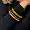 Serafina Collection Set of 5 Bangles, Multi Coloured