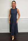 Serafina Collection Denim Sleeveless Maxi Dress, Blue