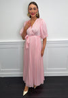 Serafina Collection Organza Wrap Long Dress, Pink