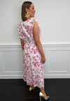 Serafina Collection Broderie Cotton Maxi Dress, Pink & White