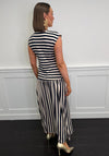 Serafina Collection Striped jersey Maxi Dress, Navy