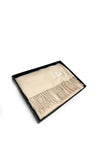 Serafina Collection Pashmina & Brooch Gift Set, Beige