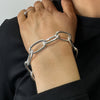 Absolute Oval Link Chain Bracelet, Silver