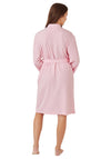 Indigo Sky Waffle Long Sleeve Kimono Robe, Pink
