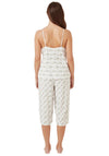 Indigo Sky Palm Island Camisole Capri Pyjama Set, Pink