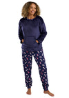 Indigo Sky Dog Print Pyjama Set, Navy