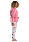 Indigo Sky Dog Print Pyjama Set, Pink